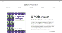 Desktop Screenshot of editionsamsterdam.fr